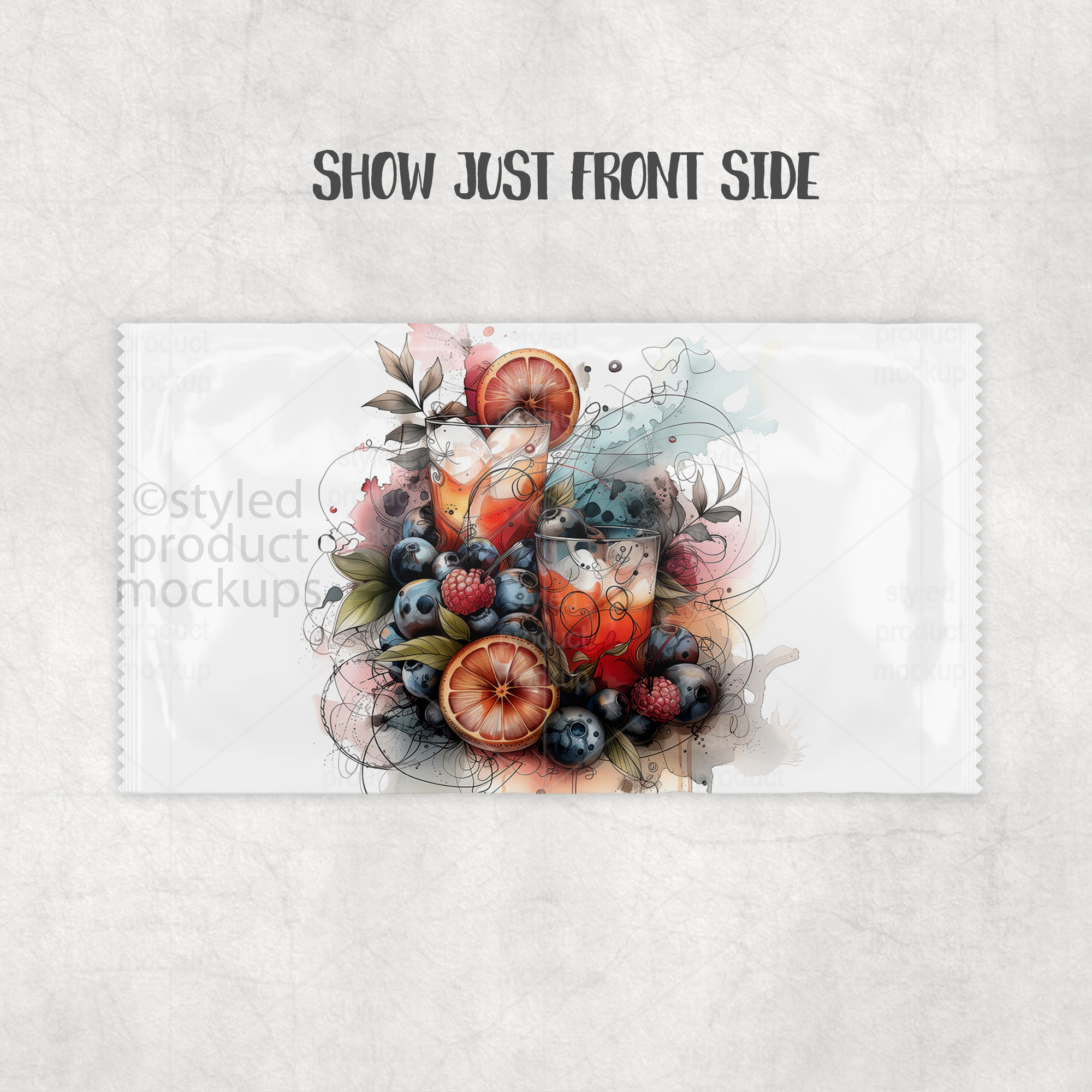 M&M Candy Label Mockup