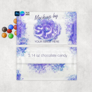 M&M Candy Label Mockup