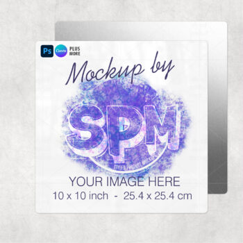 10x10 Aluminum Photo Panel Mockup