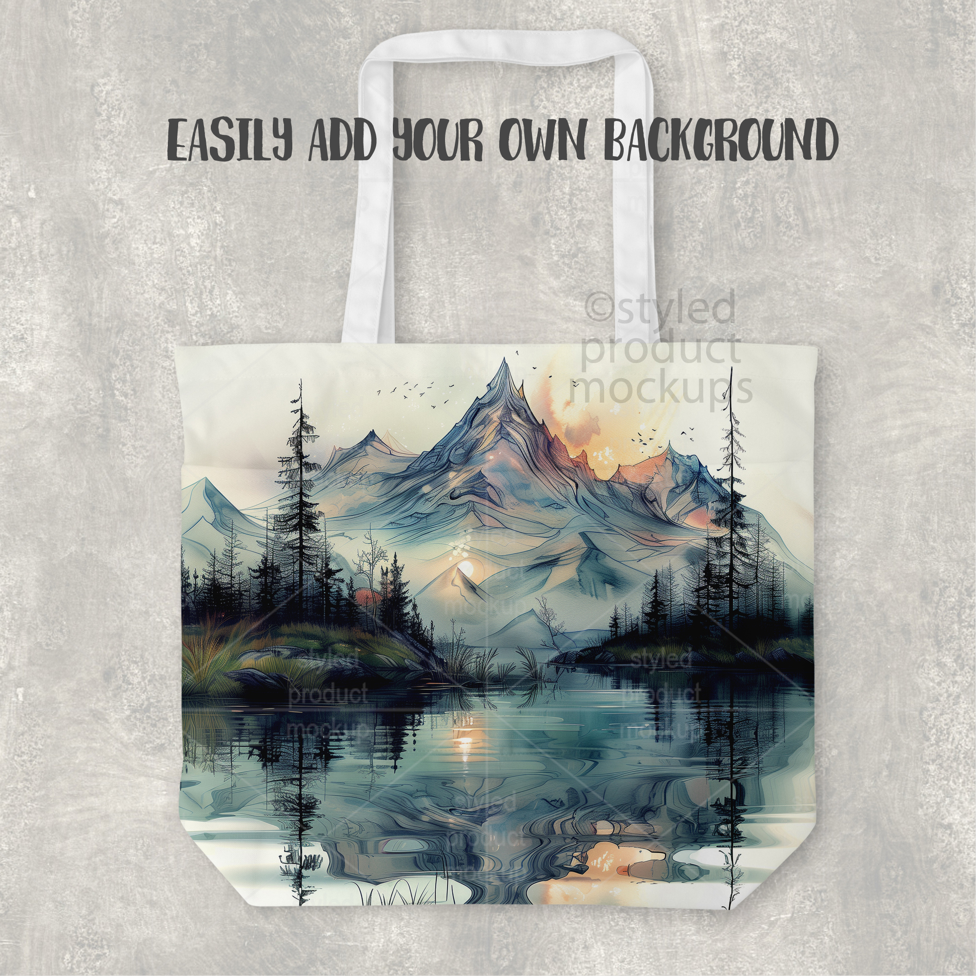Hobby Lobby Tote Bag Mockup