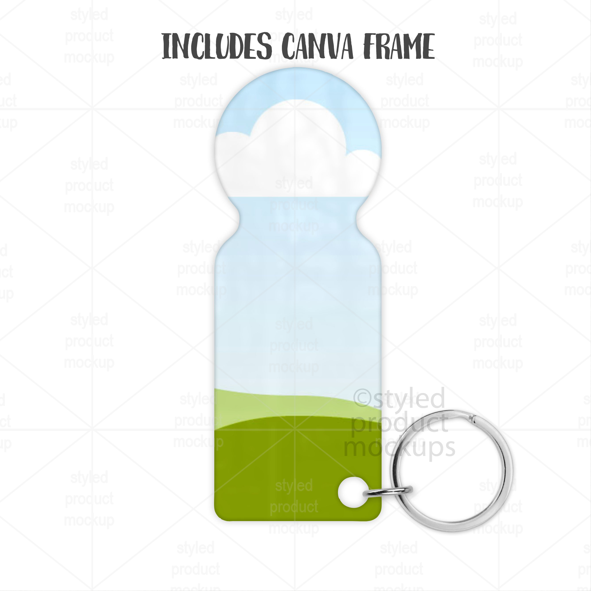 Trolley Token Mockup