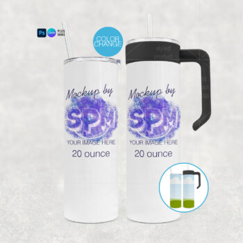 20oz Handle Tumbler Mockup