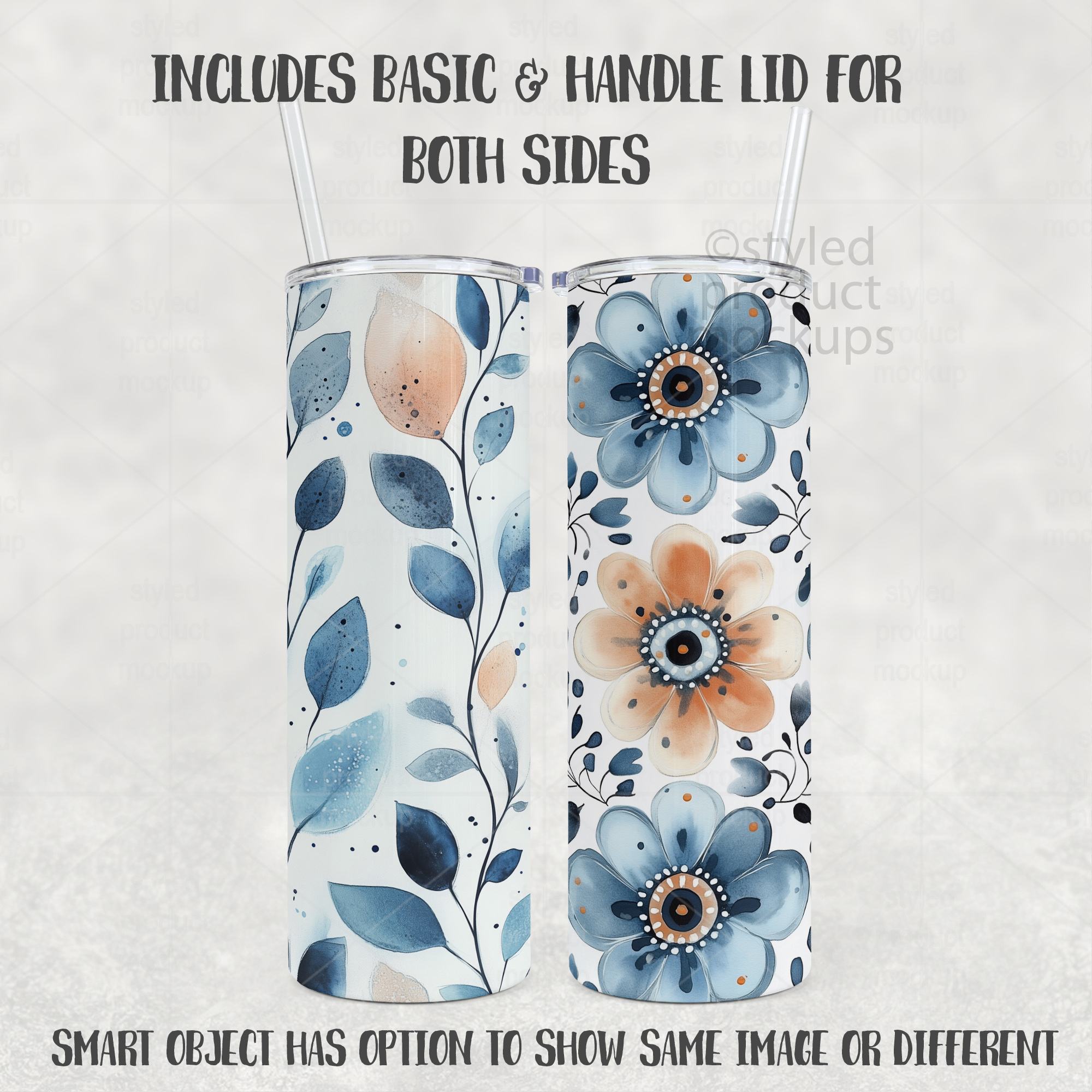 20oz Handle Tumbler Mockup