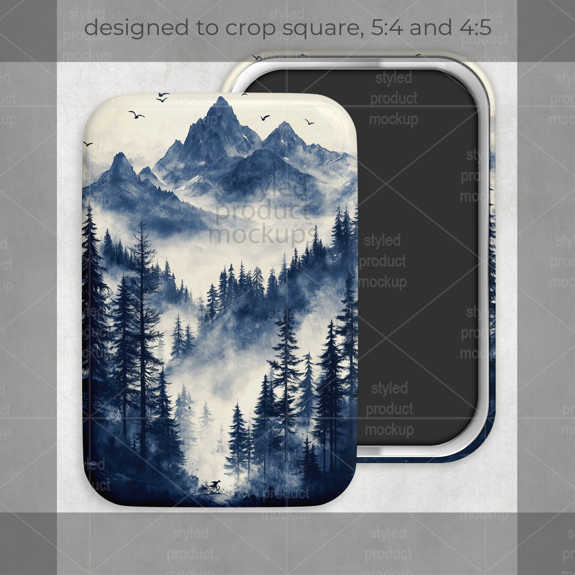 2x3 Button Magnet Mockup Vertical