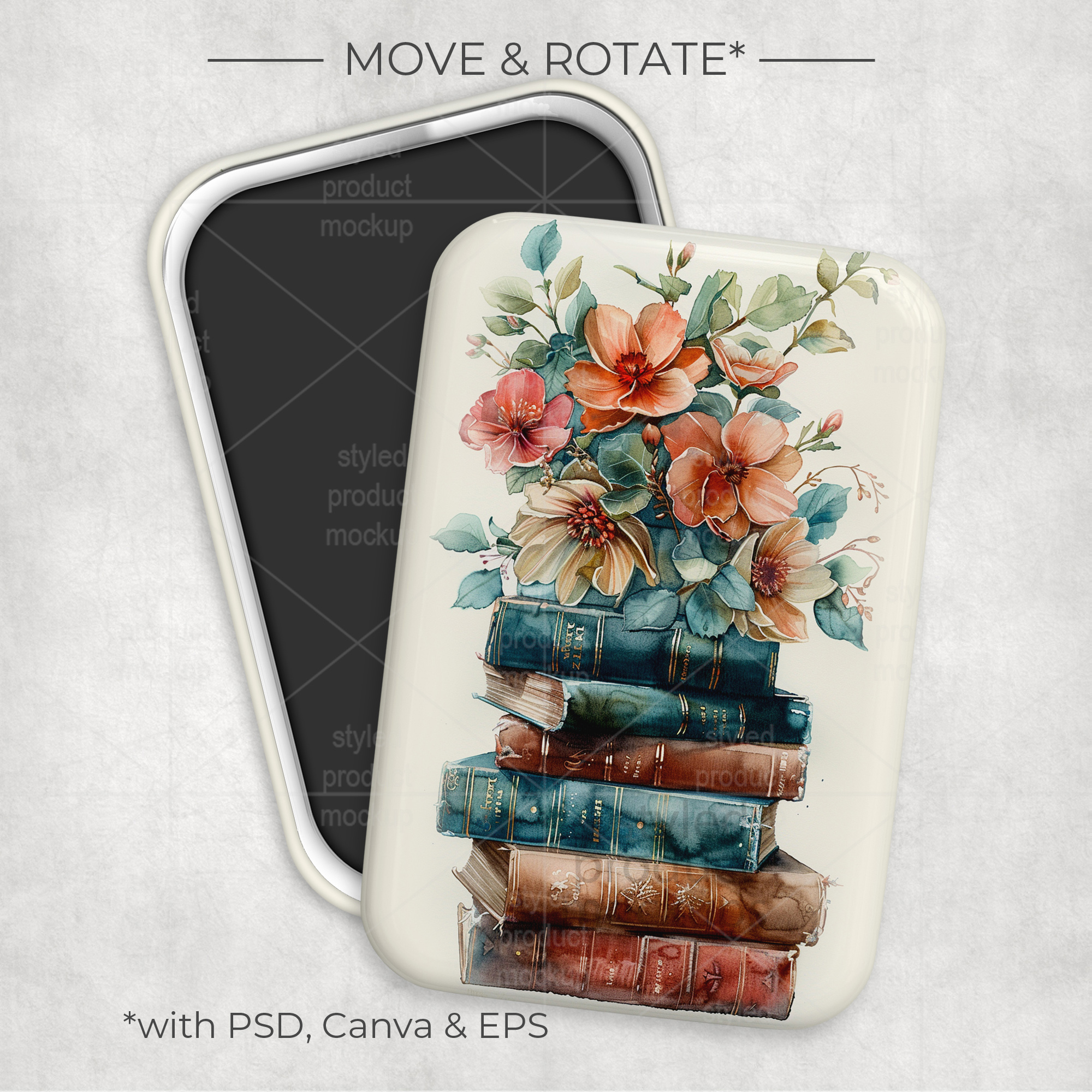 2x3 Button Magnet Mockup Vertical