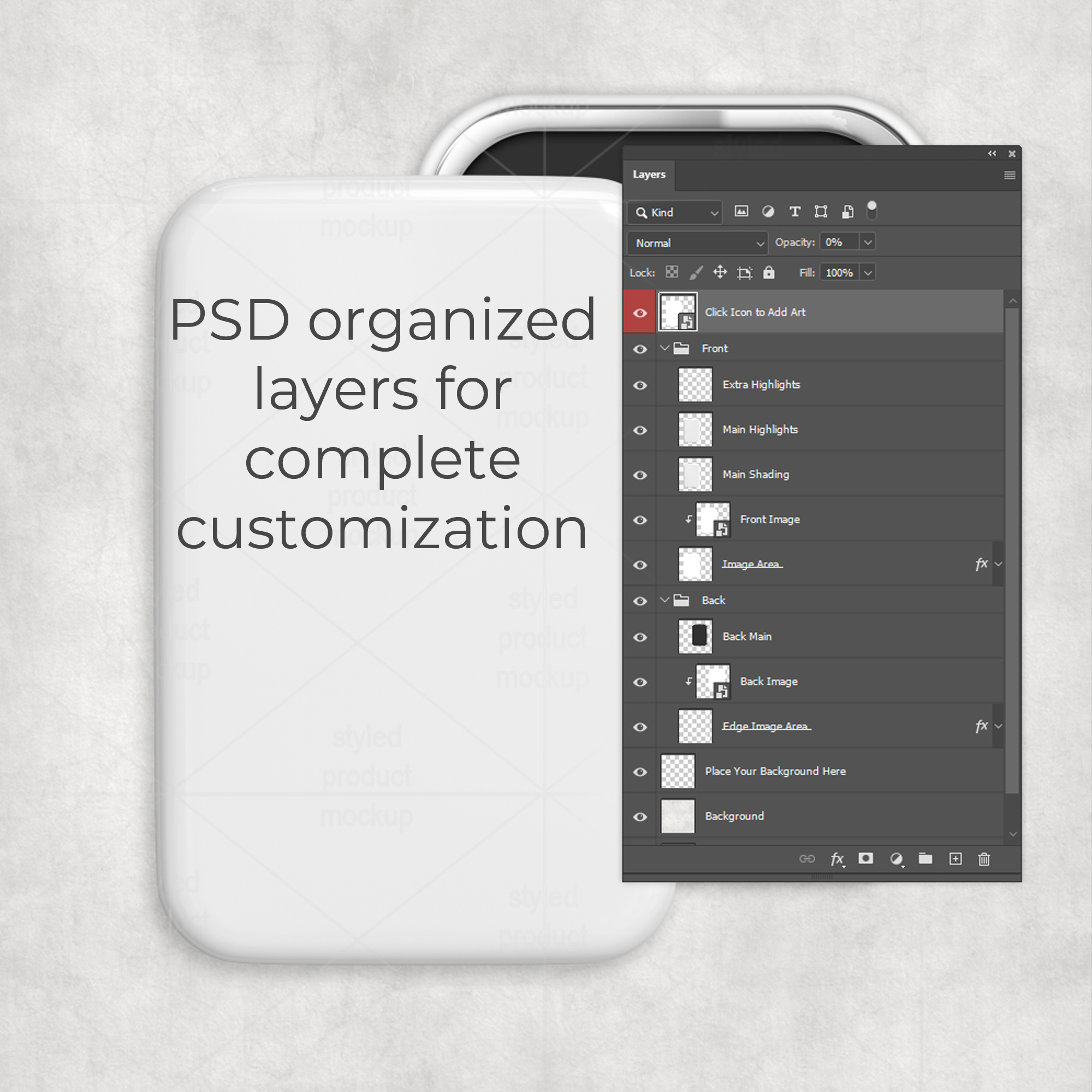2x3 Button Magnet Mockup Vertical