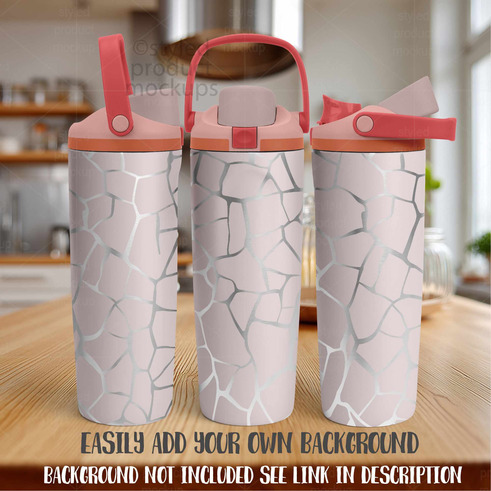 Swing Lid 30oz Tumbler Mockup