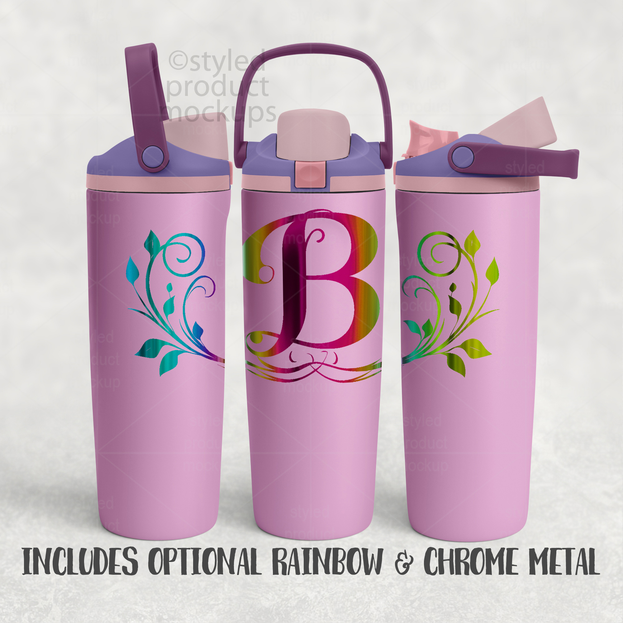 Swing Lid 30oz Tumbler Mockup