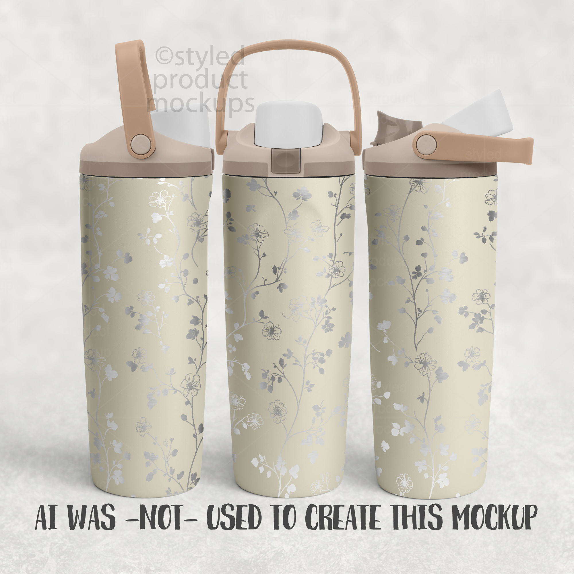 Swing Lid 30oz Tumbler Mockup
