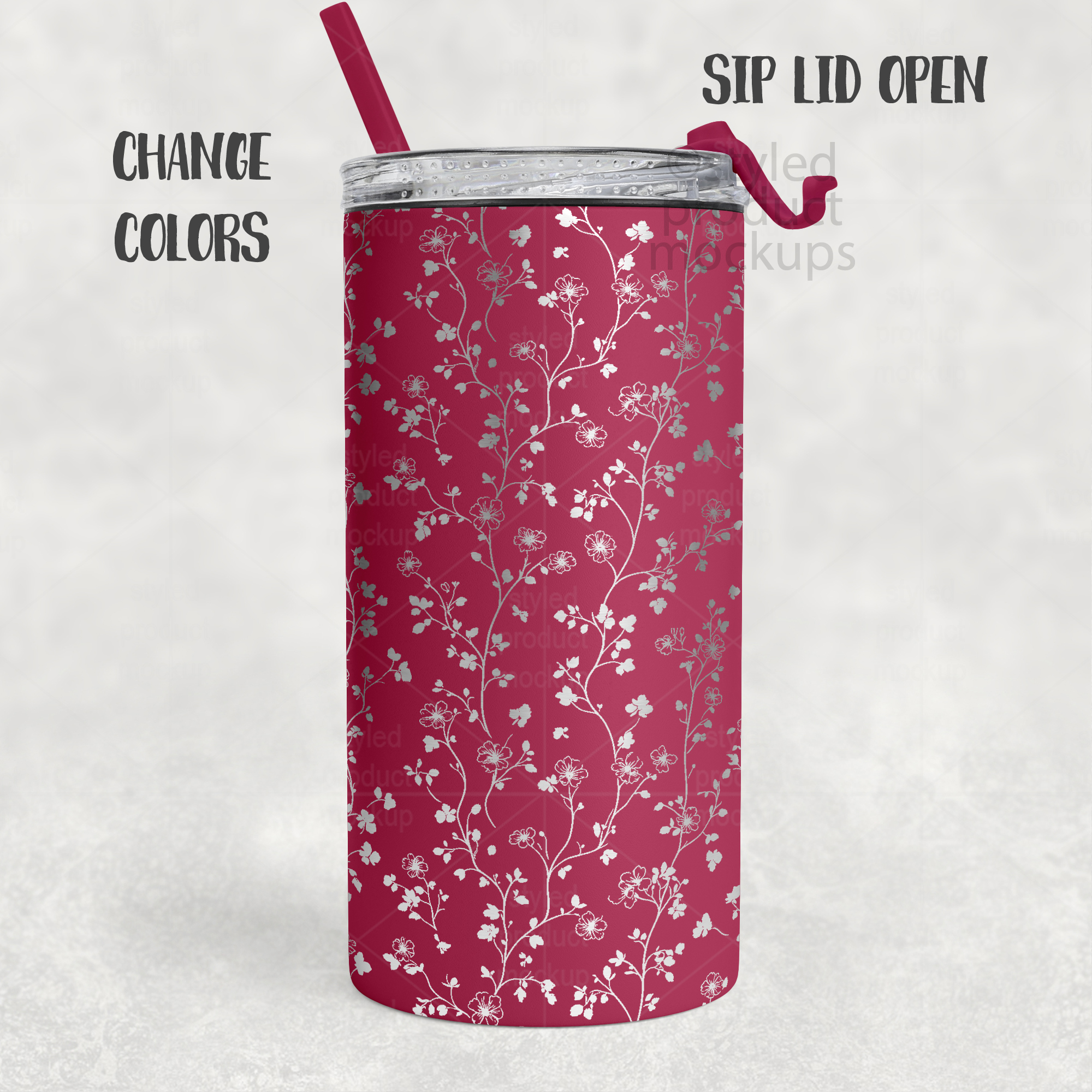 Powder Coated 4-in-1 Can Cooler Mockup
