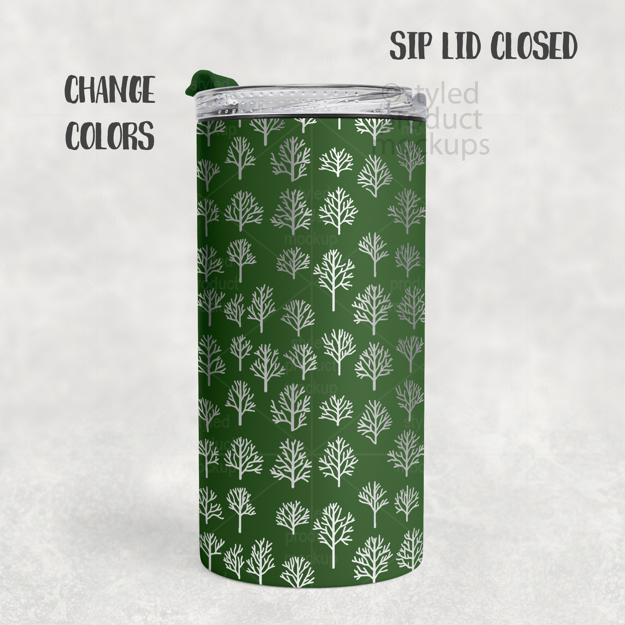 Powder Coated 4-in-1 Can Cooler Mockup