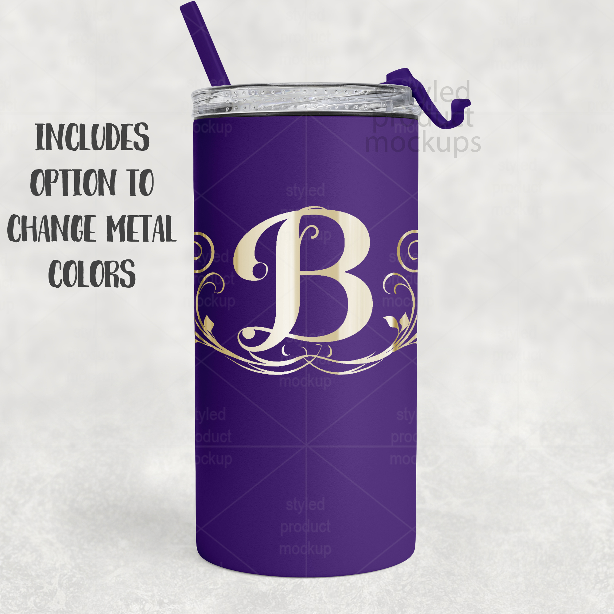 Powder Coated 4-in-1 Can Cooler Mockup