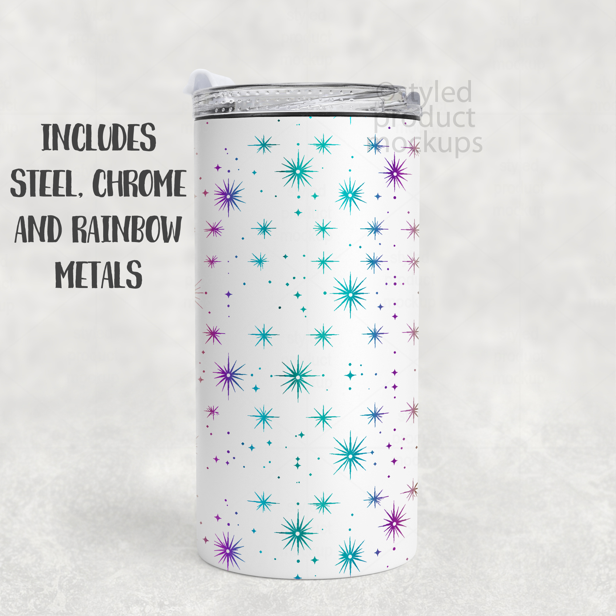 Powder Coated 4-in-1 Can Cooler Mockup