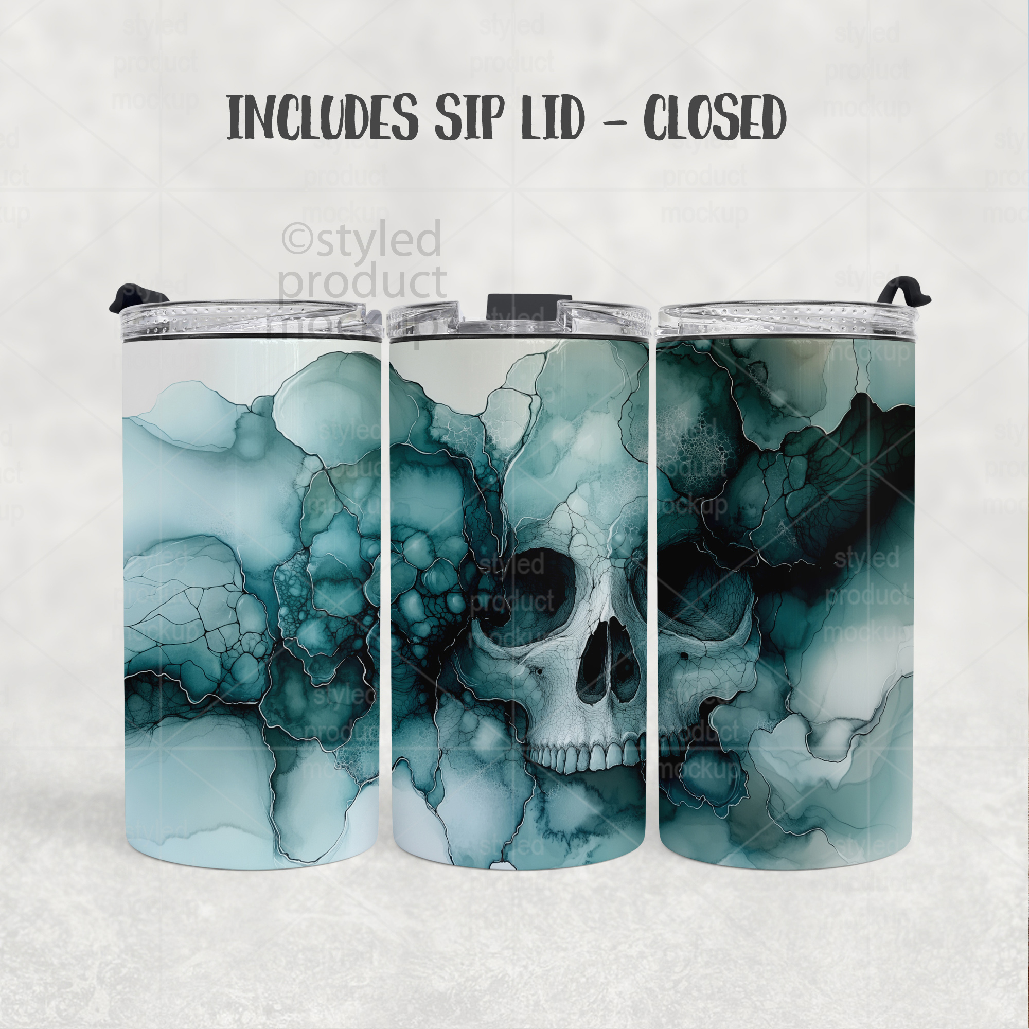 4-in-1 Can Cooler Mockup Full Wrap