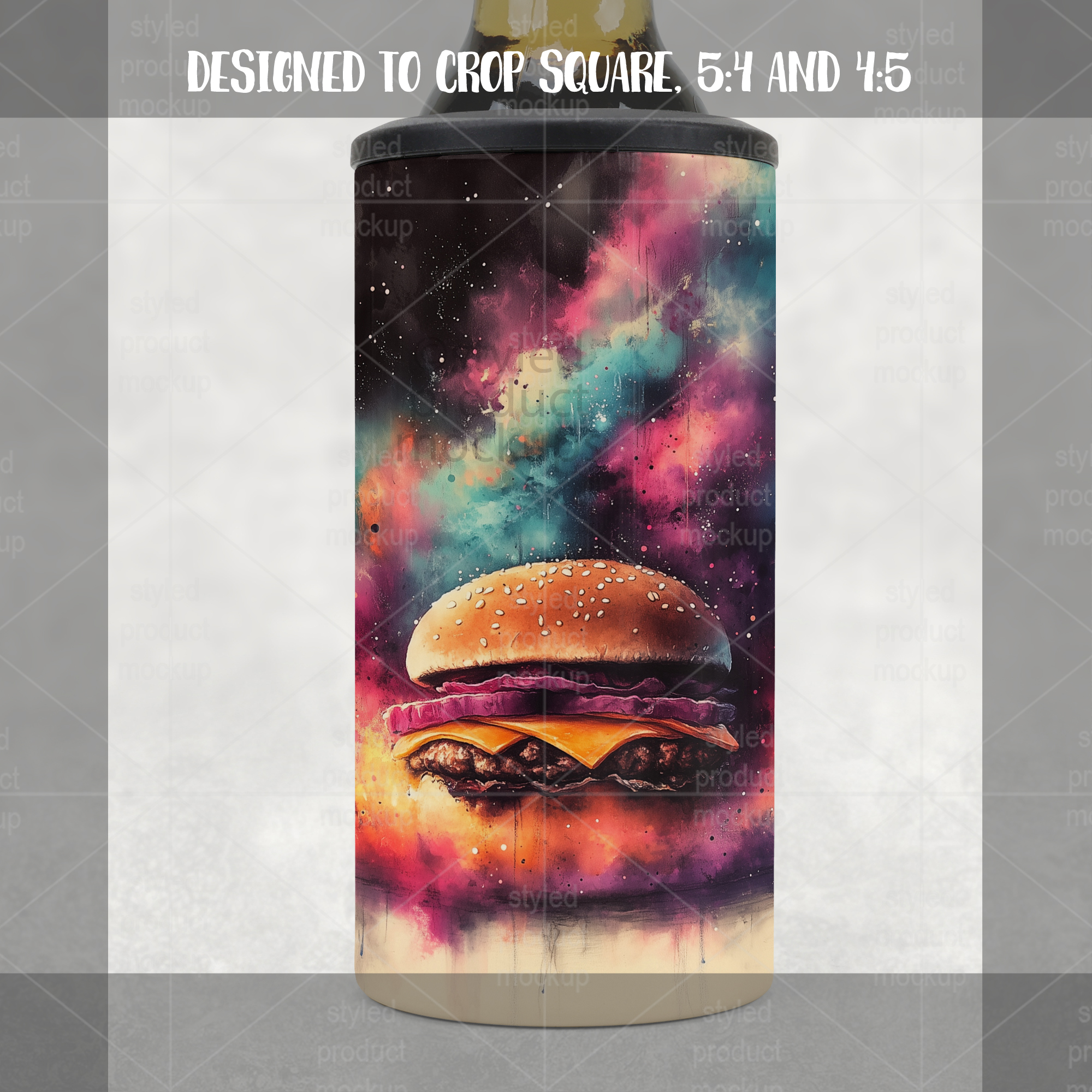 4-in-1 Can Cooler Mockup