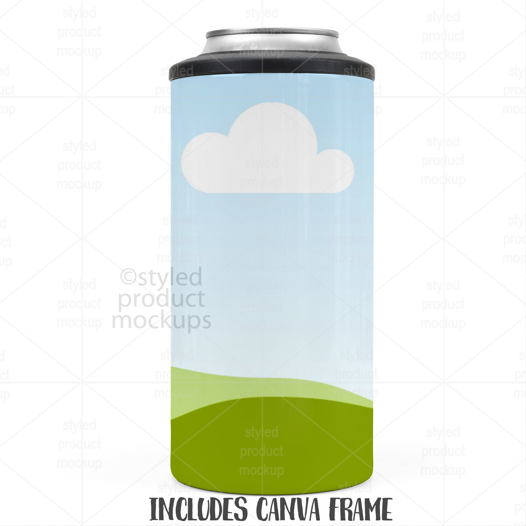 4-in-1 Can Cooler Mockup