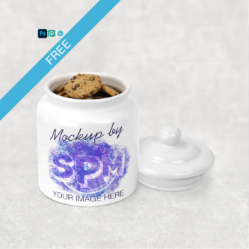 Free Cookie Jar Mockup