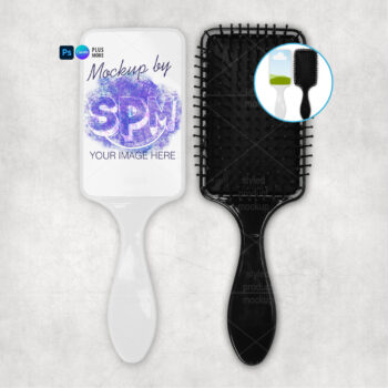 Sublimation Hairbrush Mockup