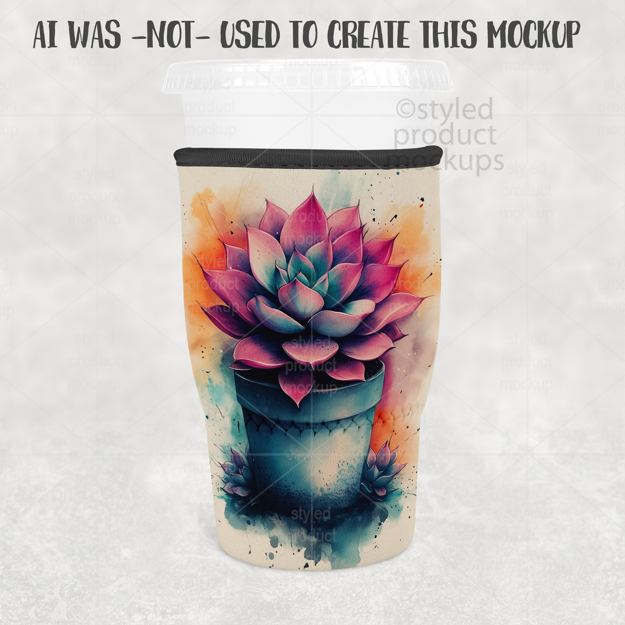Large Coffee Hugger Mockup