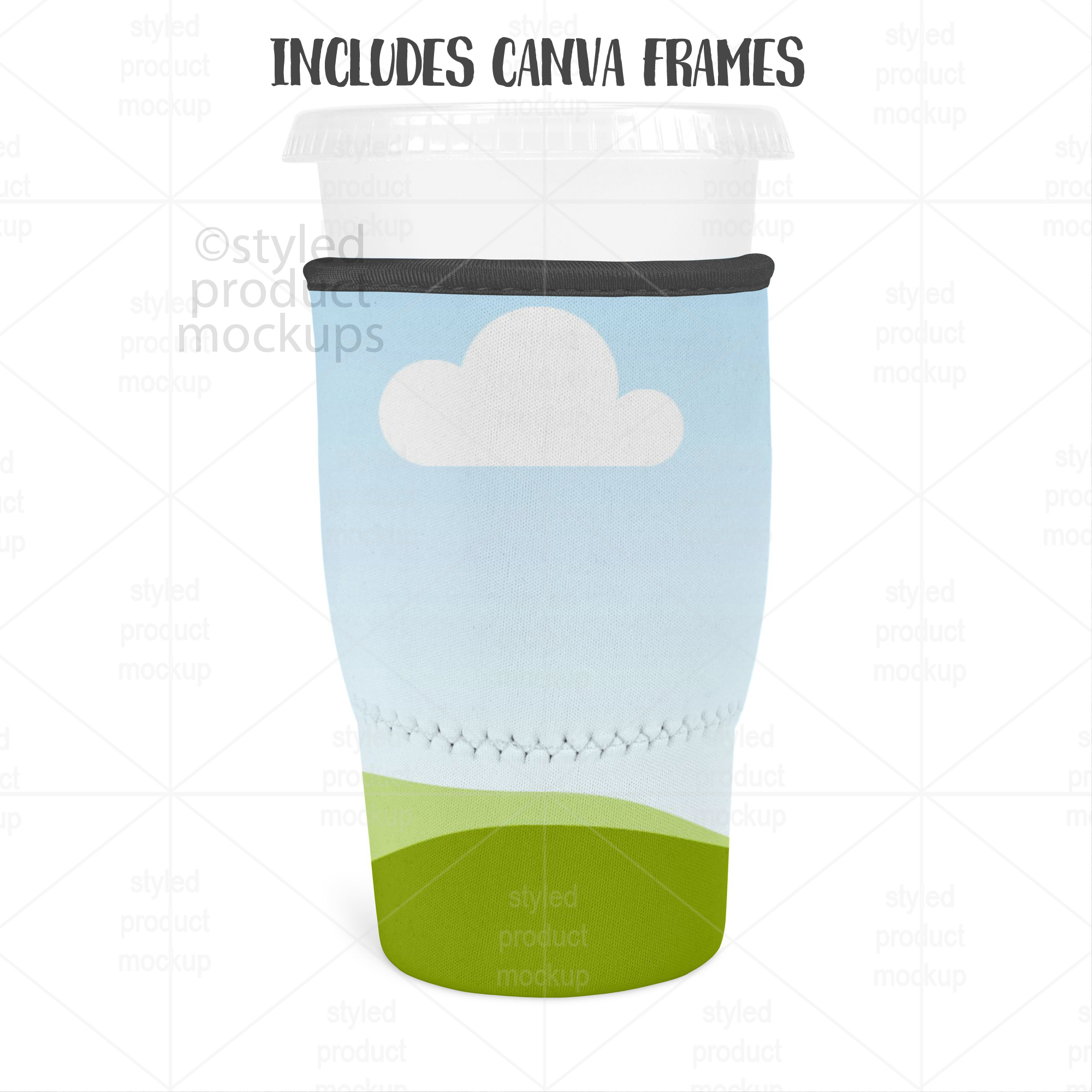 Large Coffee Hugger Mockup