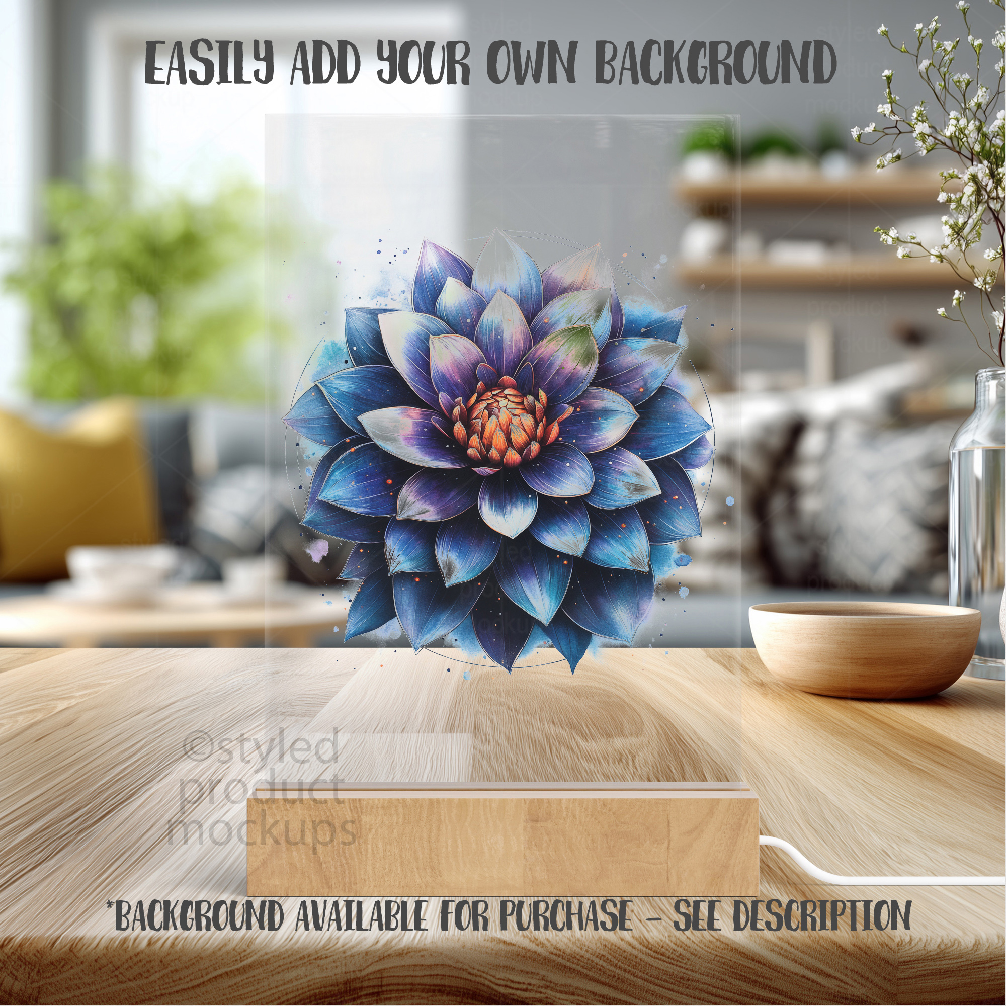 4x6 LED Plaque Mockup