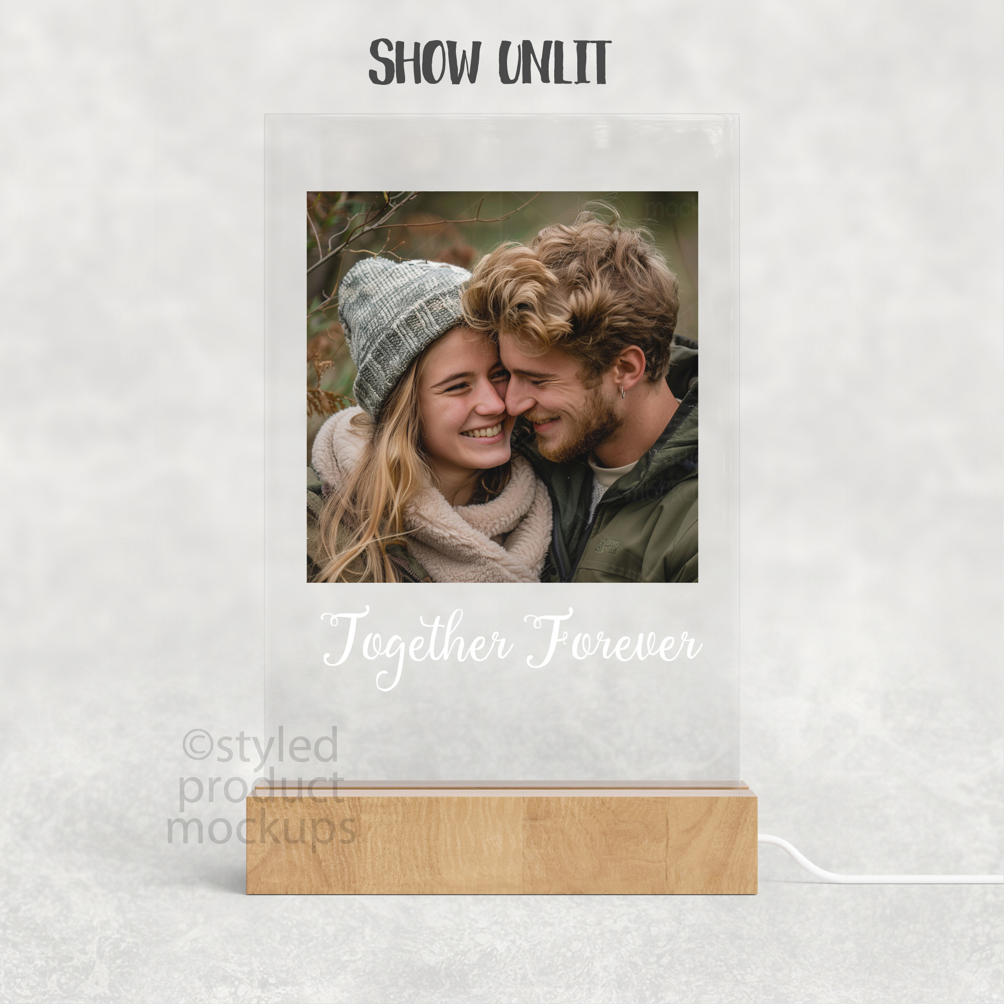 4x6 LED Plaque Mockup