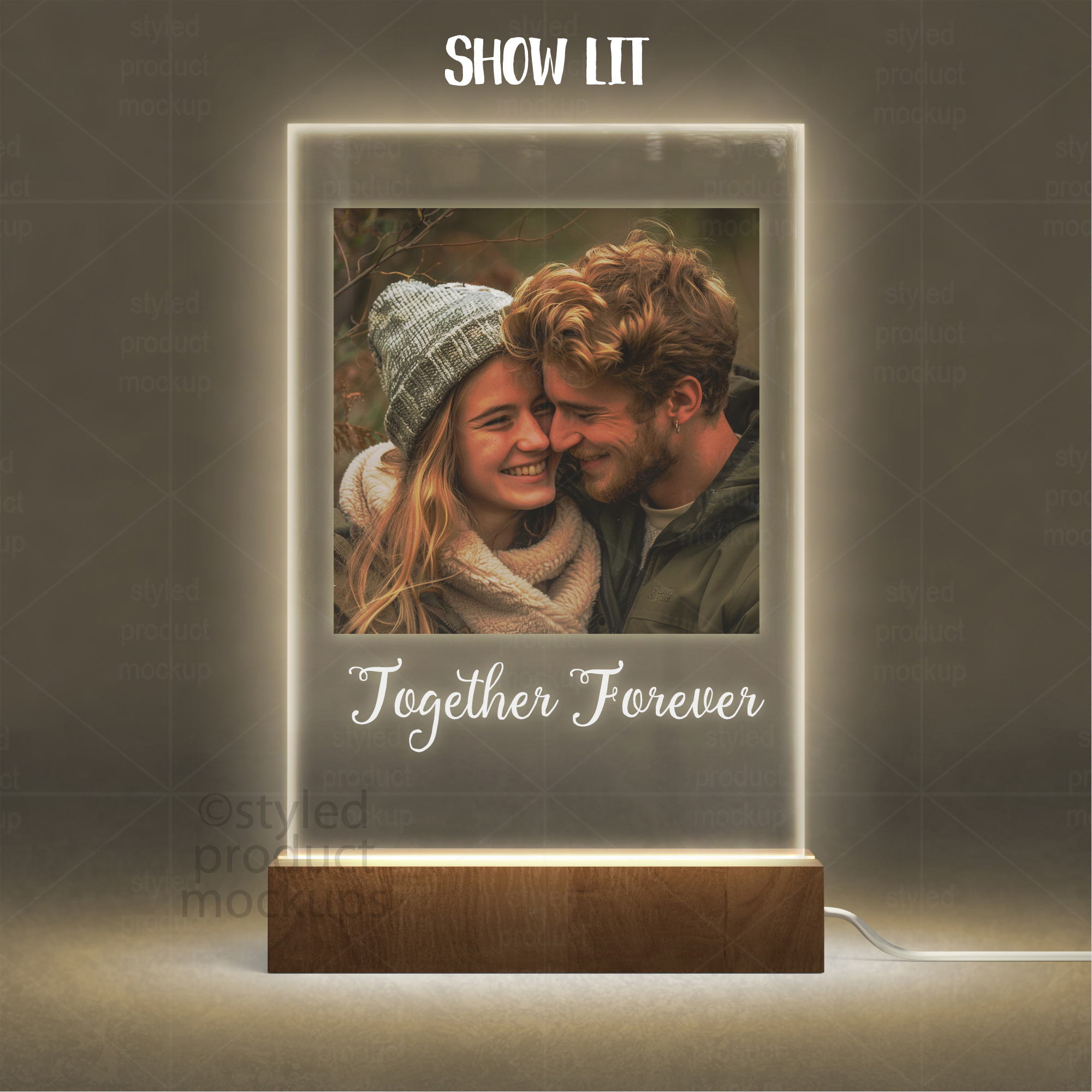 4x6 LED Plaque Mockup