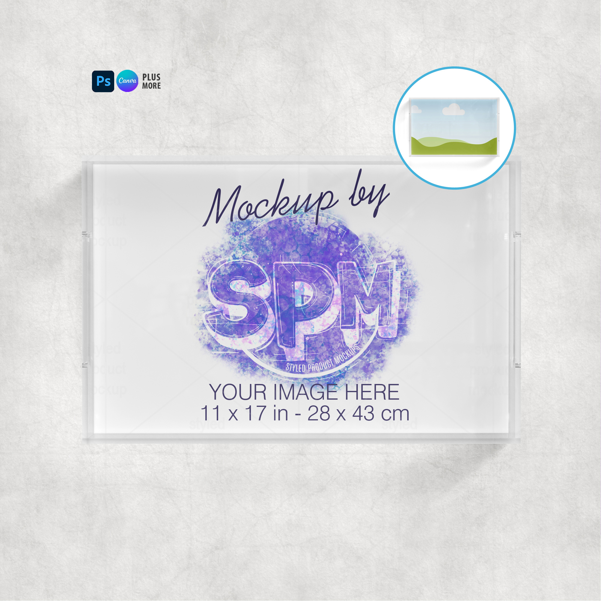 Acrylic Tray Mockup