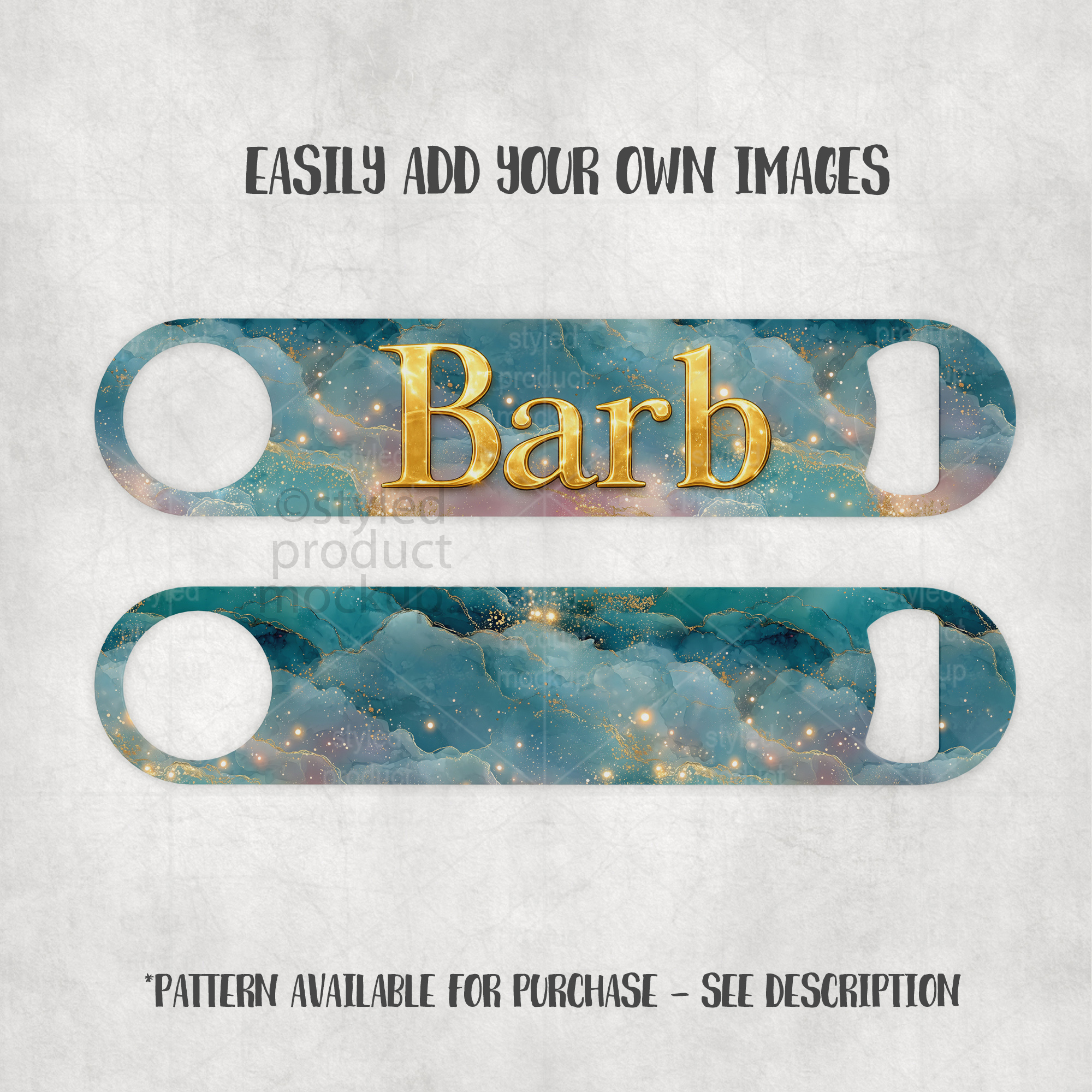 Sublimation Bar Bottle Opener Mockup