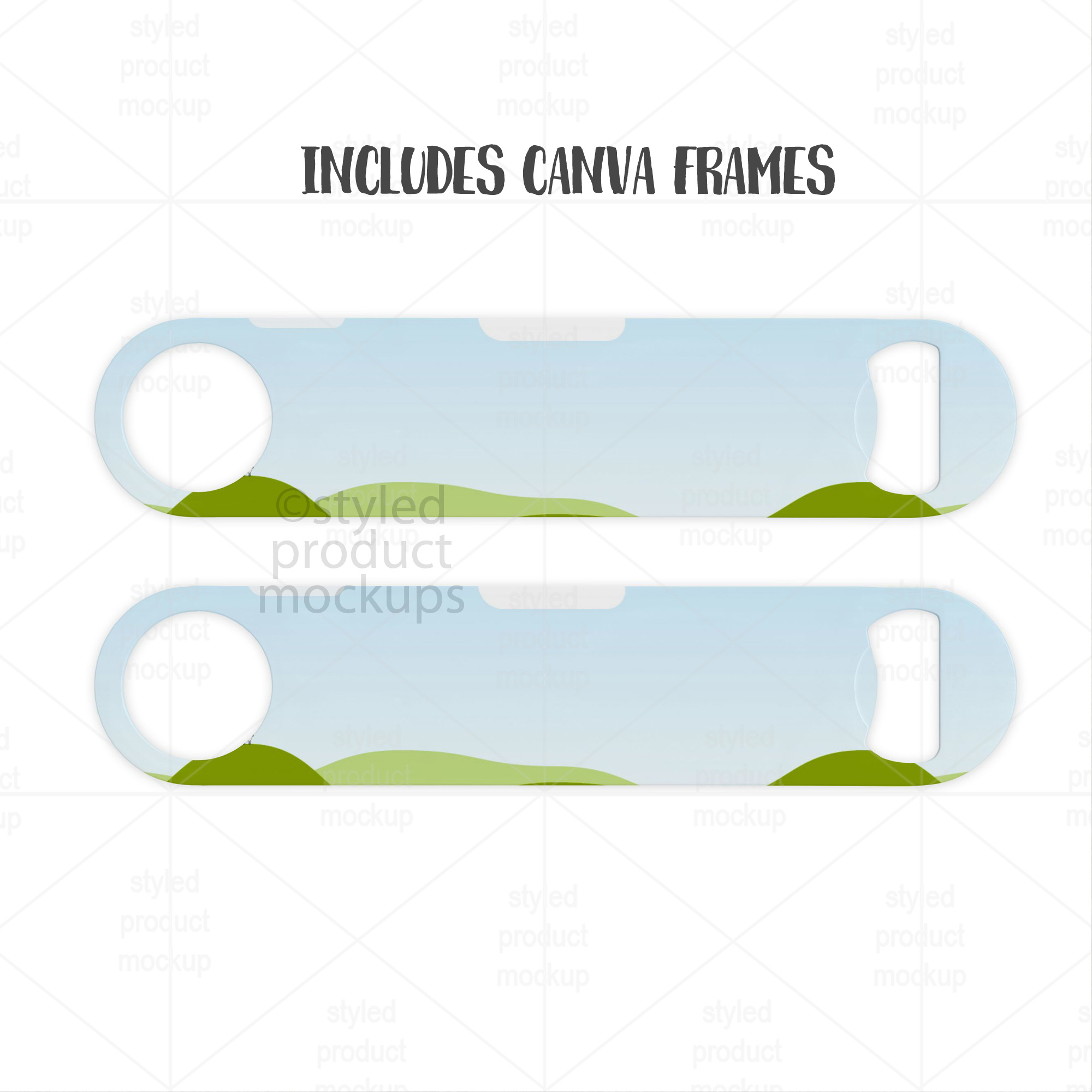 Sublimation Bar Bottle Opener Mockup