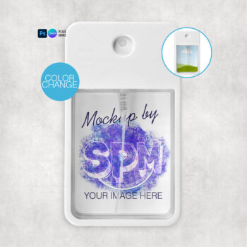 Card Perfume Spray Mockup