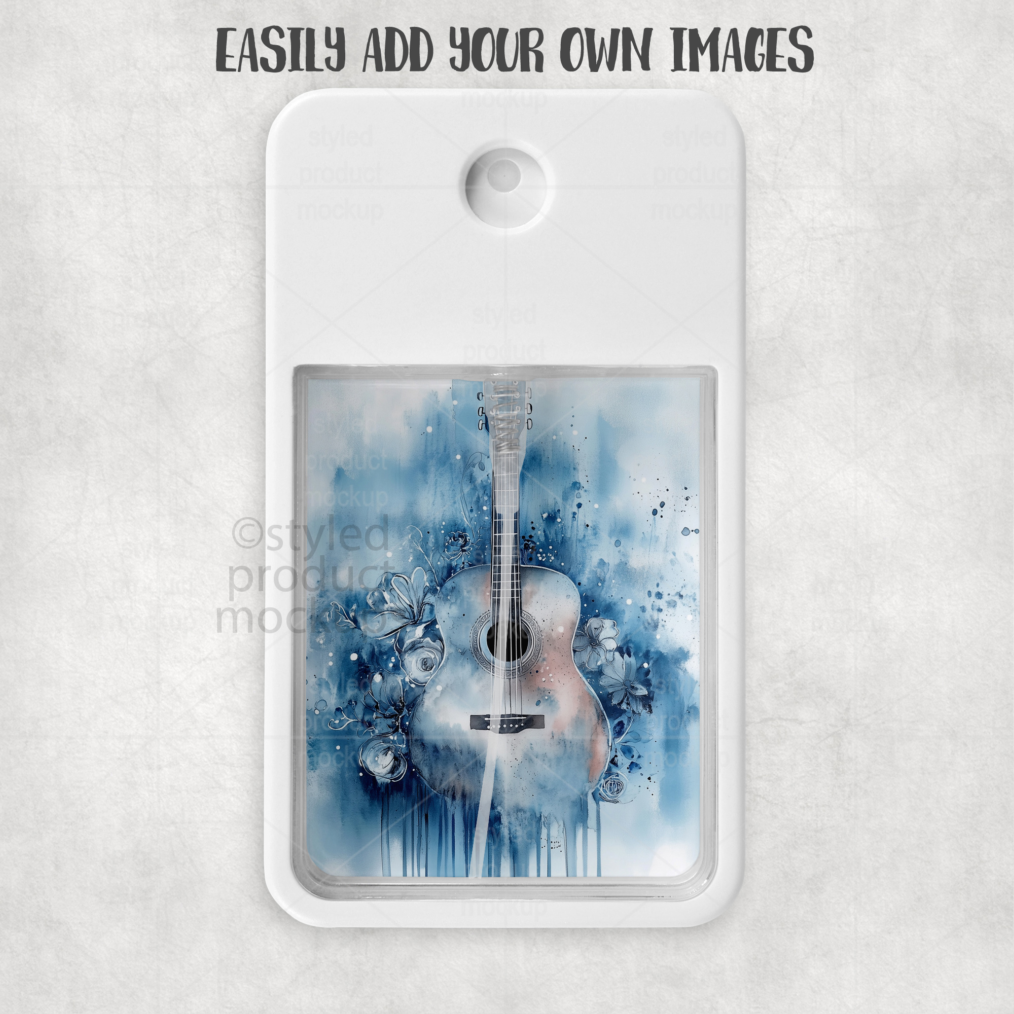 Card Perfume Spray Mockup