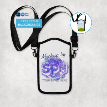 Sublimation Cell Phone Pouch Mockup
