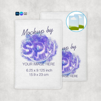 Dye Sublimation Leather Journal Mockup