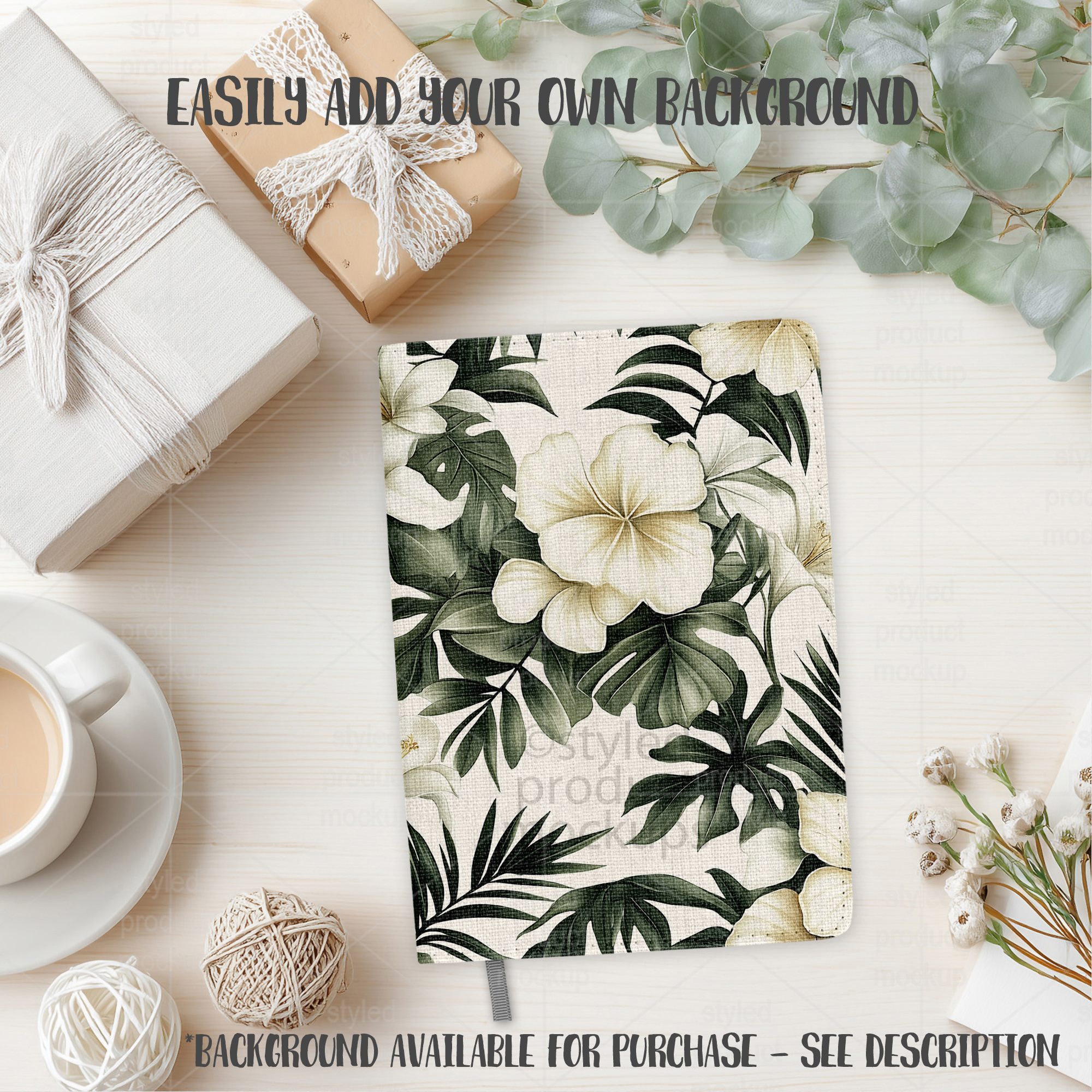 Linen Journal Mockup
