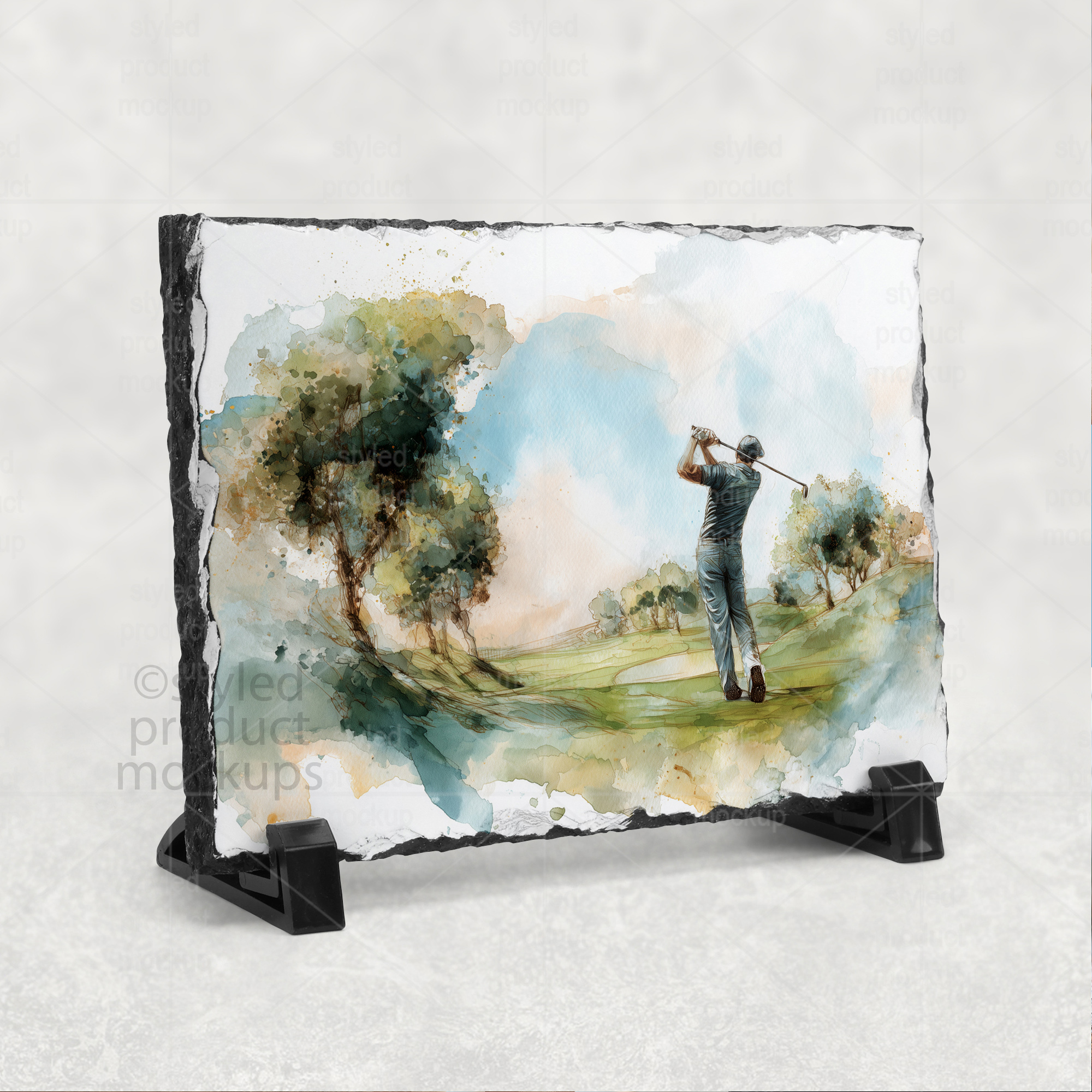 Horizontal Photo Slate Mockup