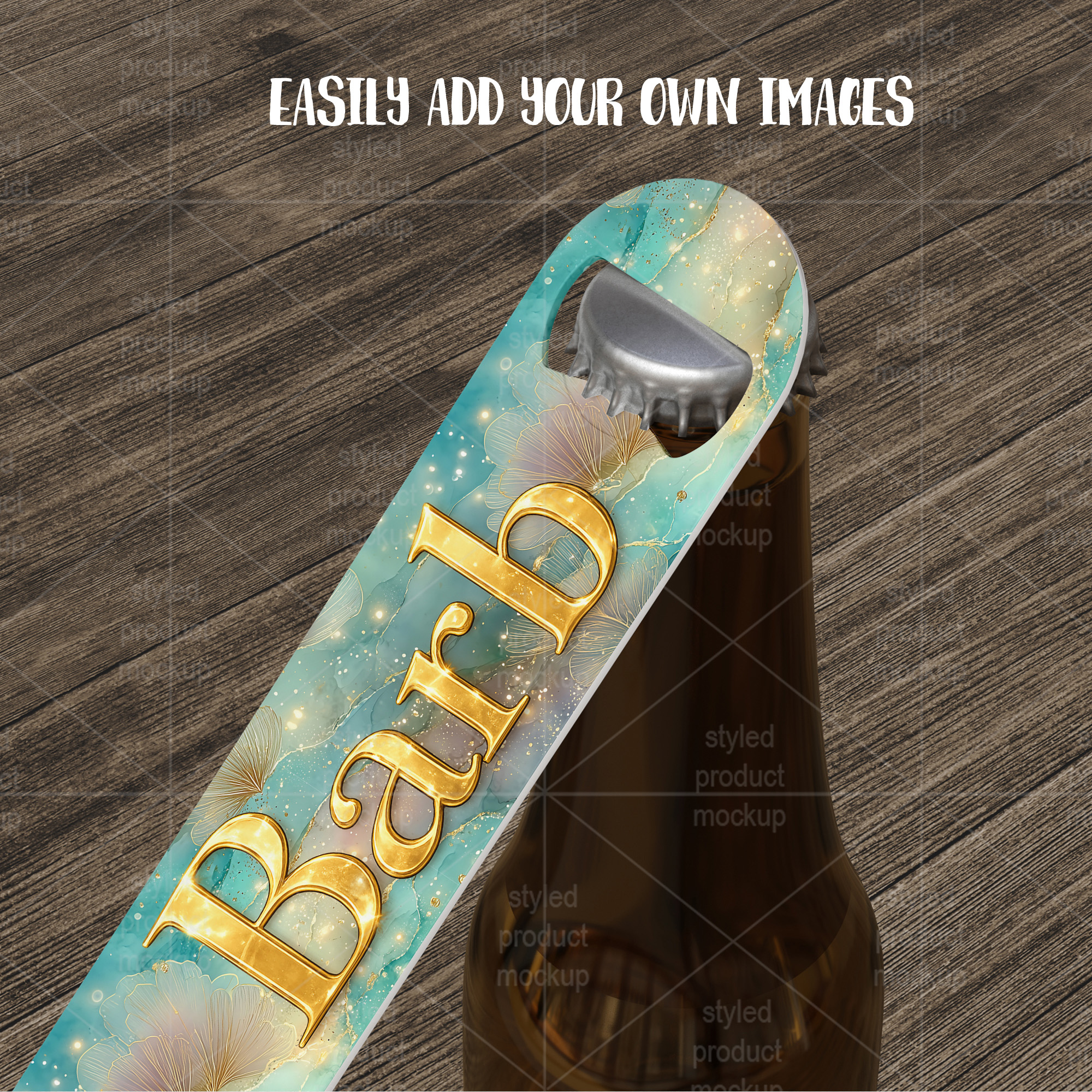Pub Style Bottle Opener Mockup