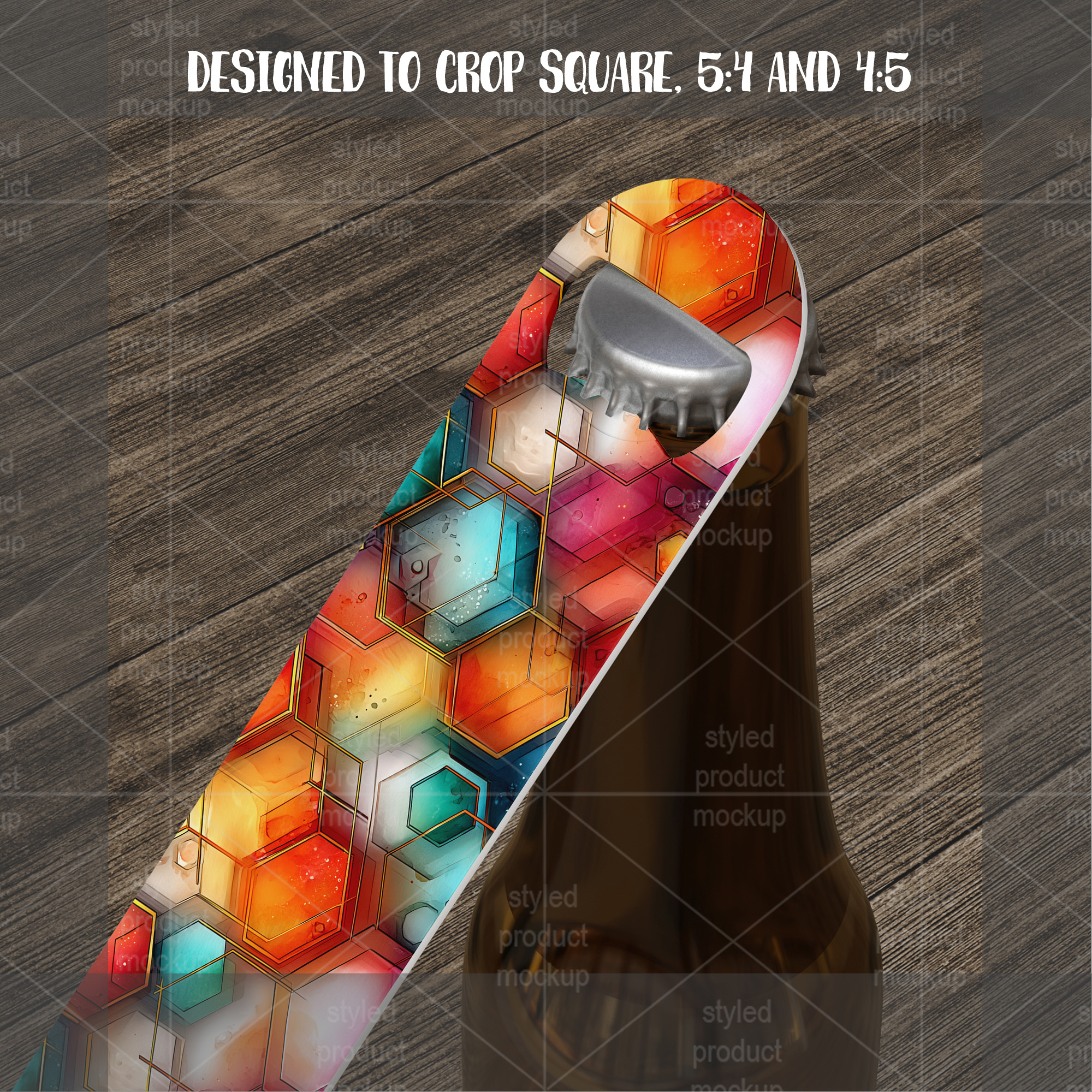 Pub Style Bottle Opener Mockup
