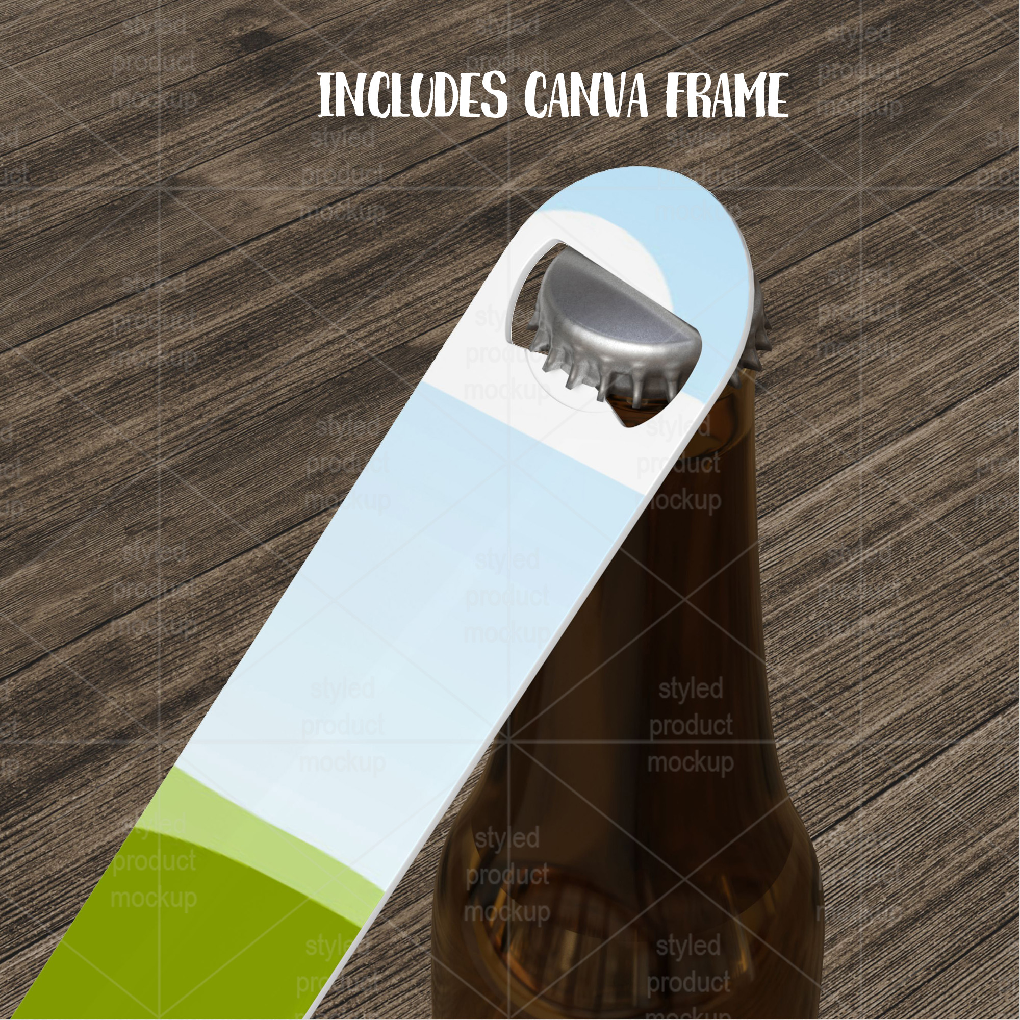 Pub Style Bottle Opener Mockup