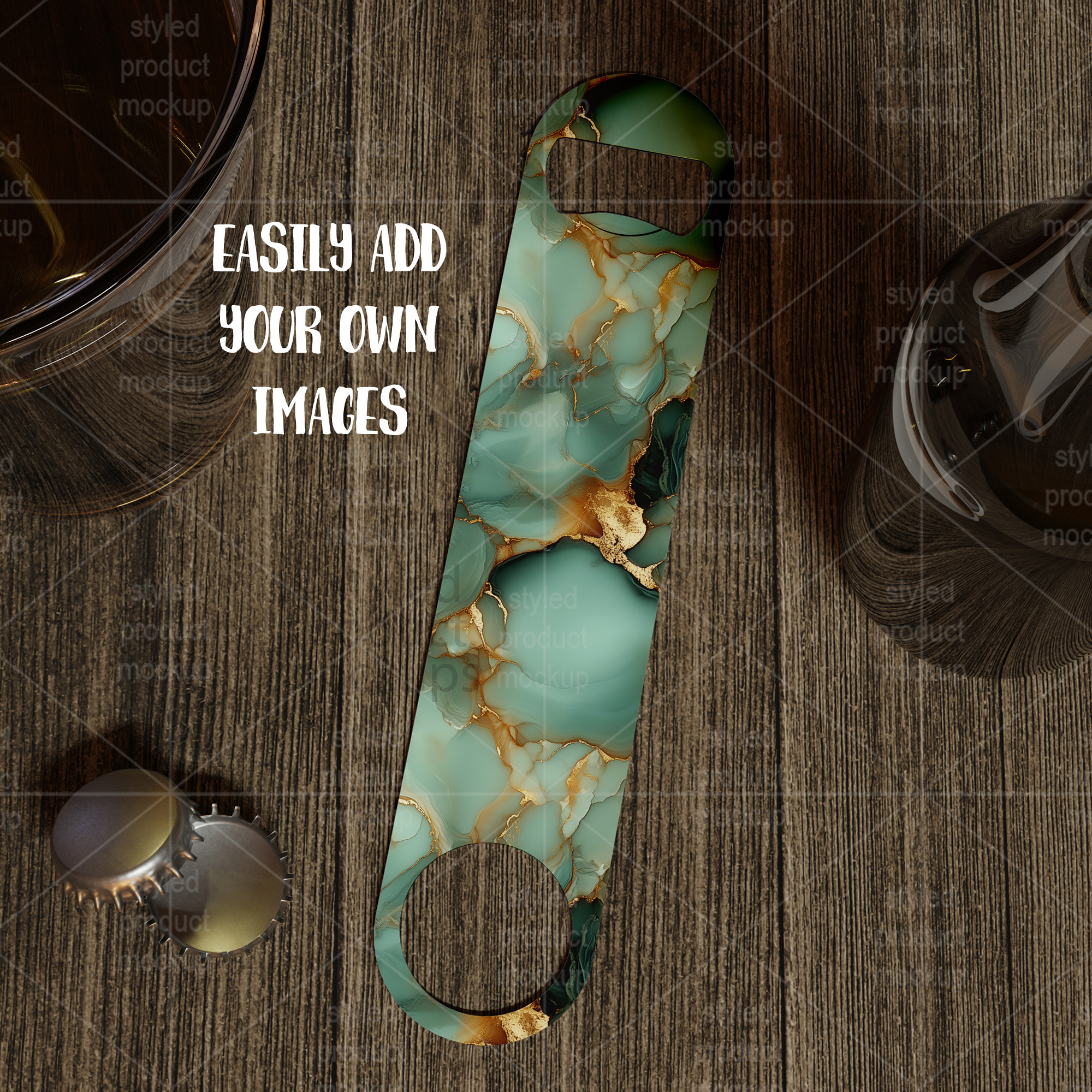 Pub Style Bottle Opener Mockup