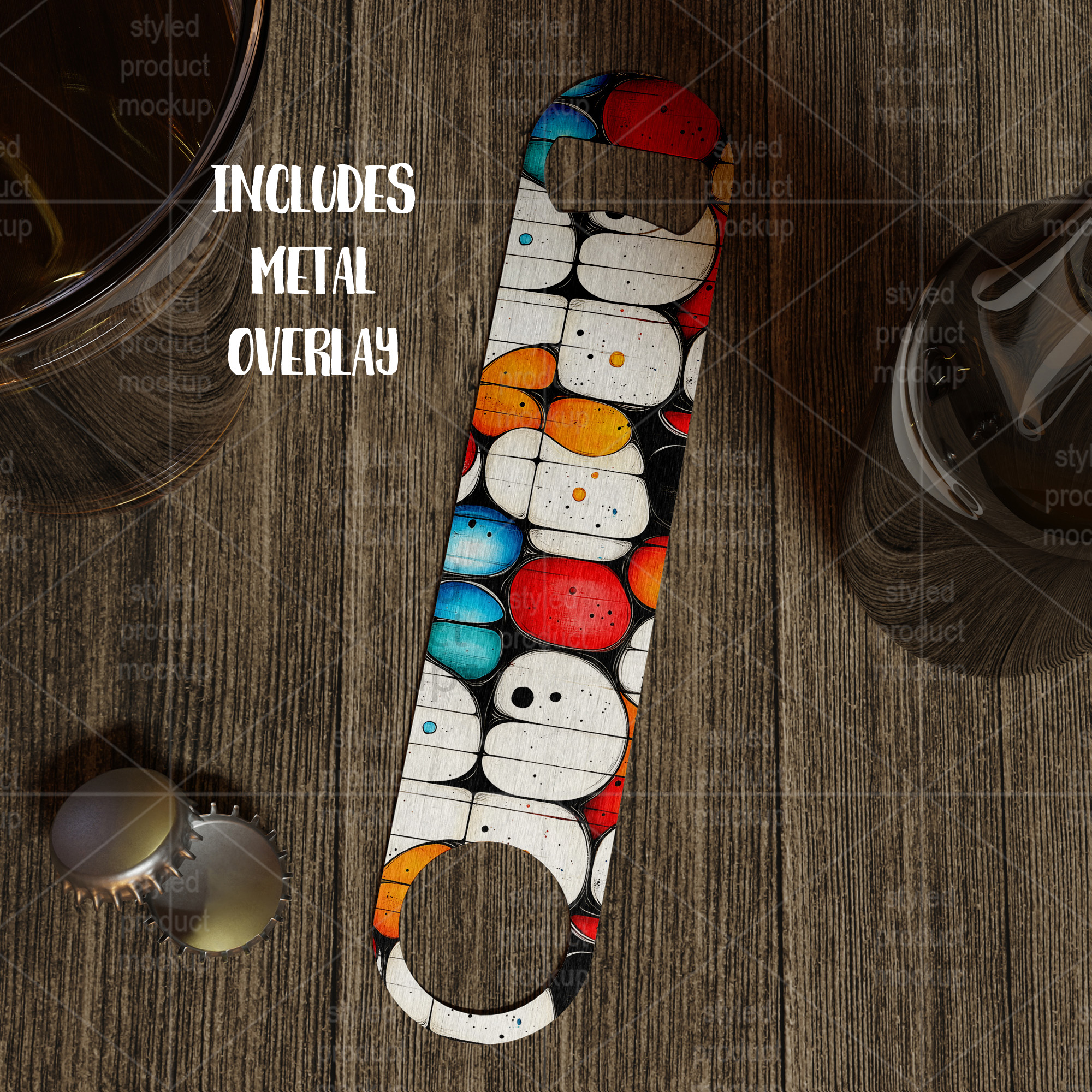 Pub Style Bottle Opener Mockup