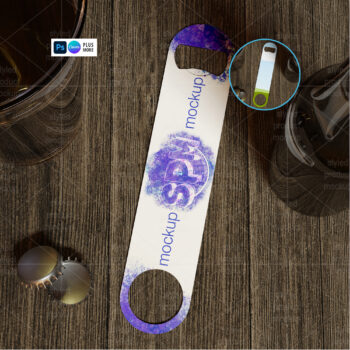 Pub Style Bottle Opener Mockup