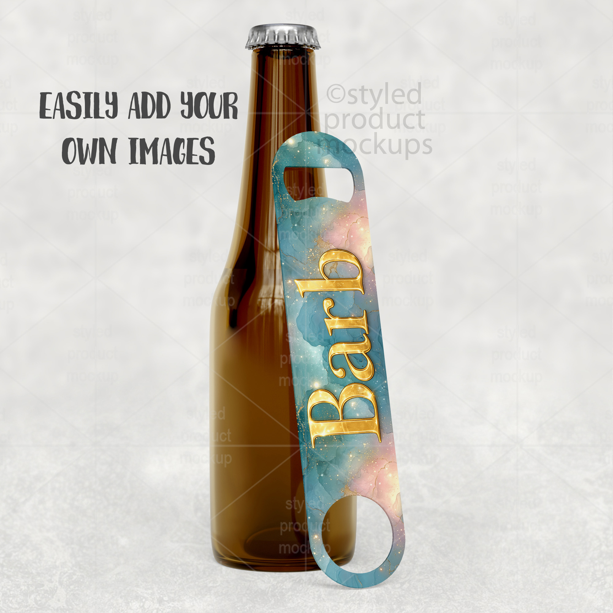 Sublimation Speed Bottle Opener Mockup