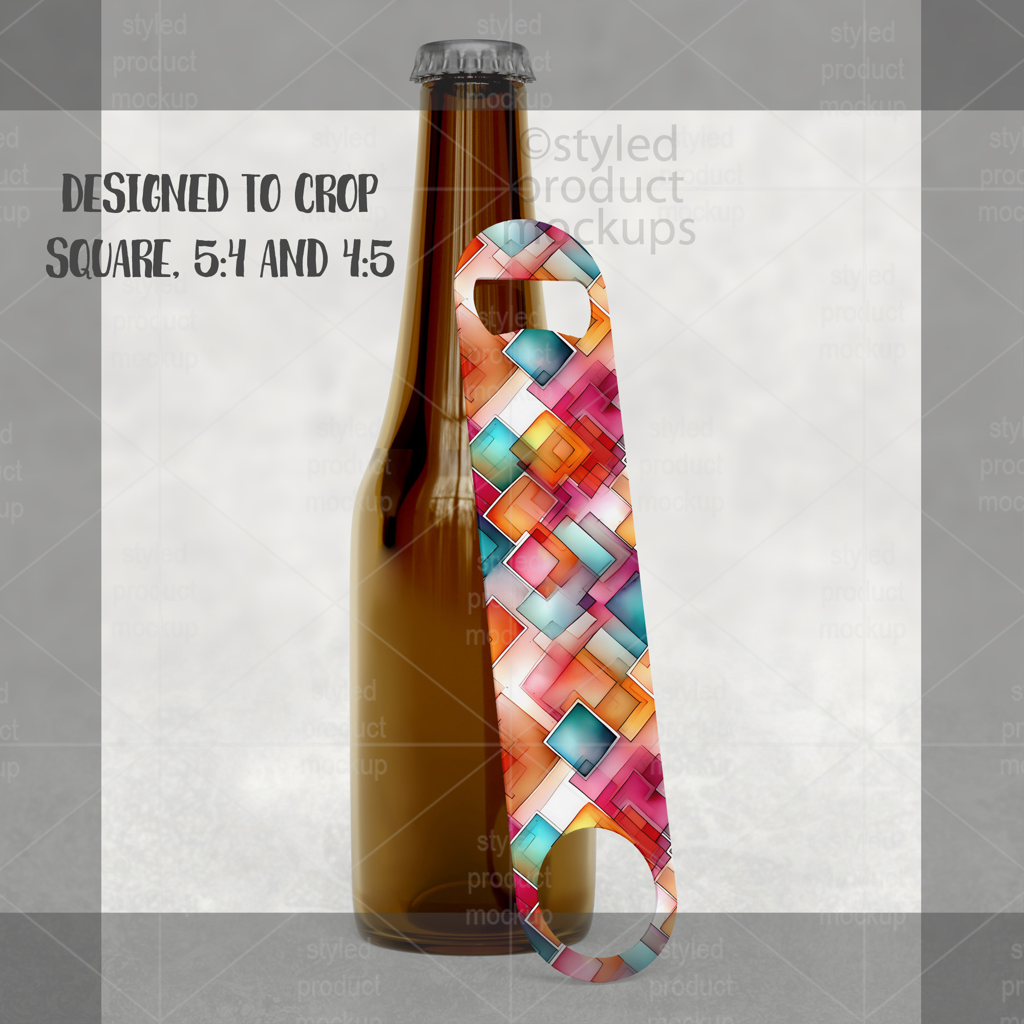 Sublimation Speed Bottle Opener Mockup