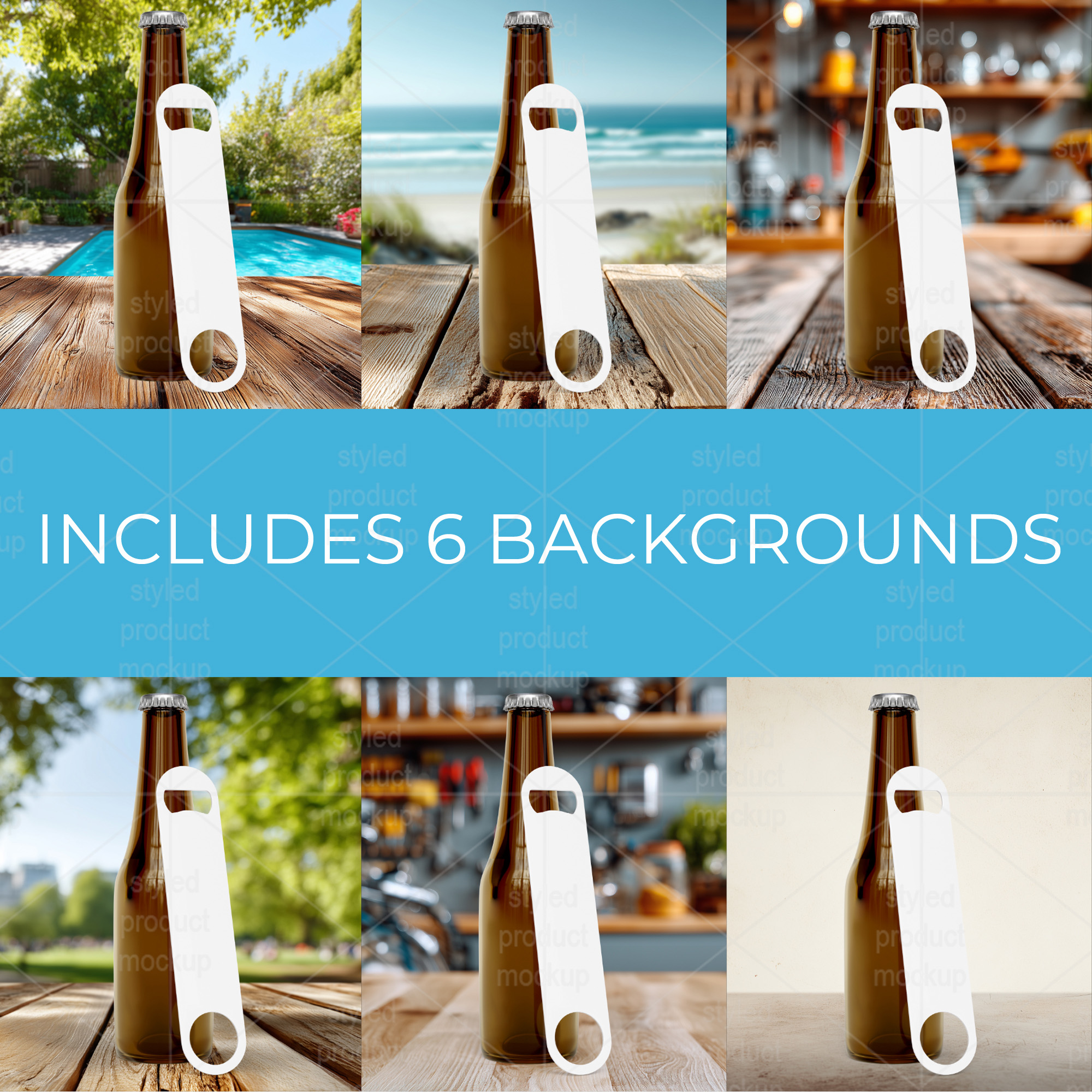 Sublimation Speed Bottle Opener Mockup