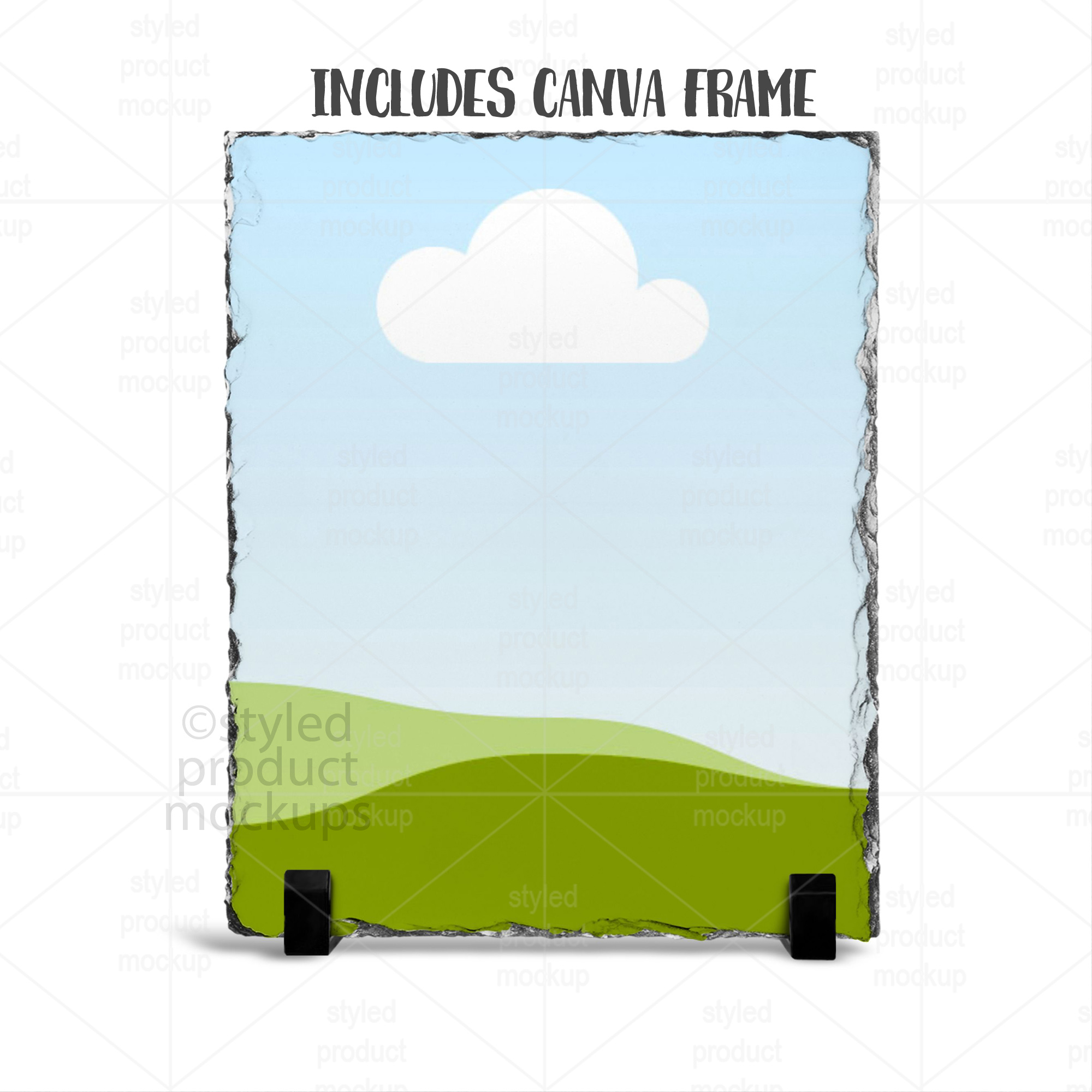 Vertical Slate Mockup