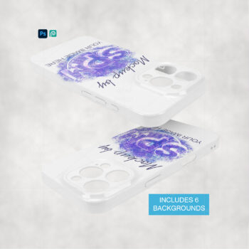 iPhone 15 Pro Max 3D Phone Case Mockup