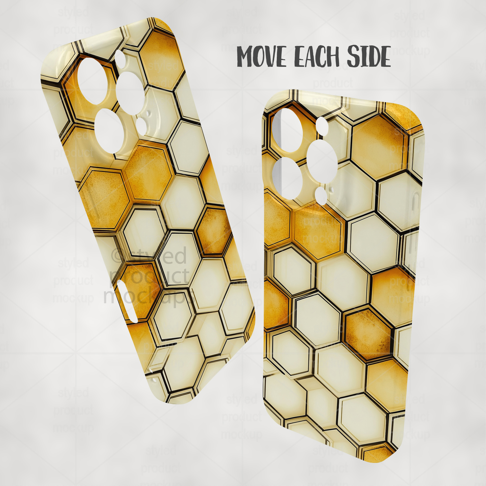 iPhone 3D Case Mockup