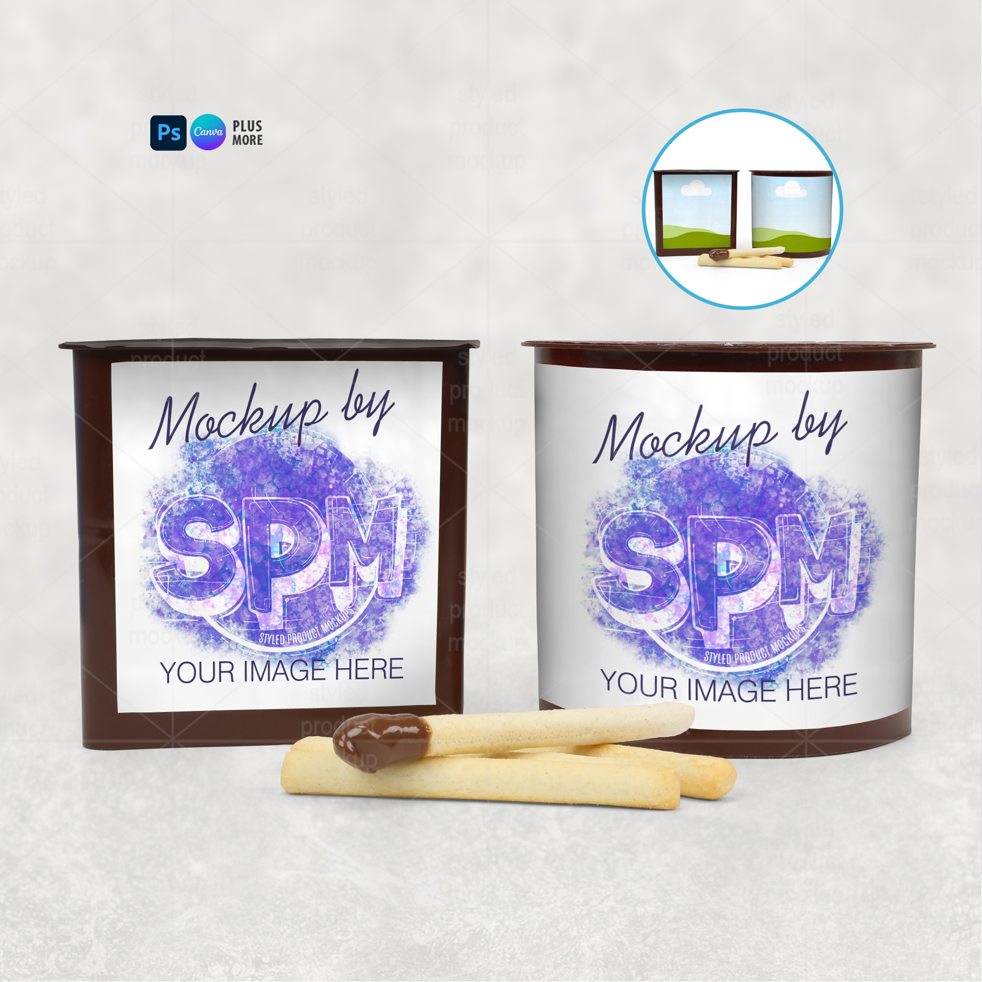Nutella Go Label Mockup
